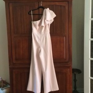 Formal light pink jumpsuit